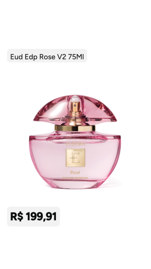 Eudora Edp rose 75 ml