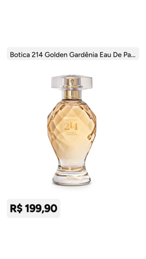 Botica 214 Golden gardênia Esu  de parfum